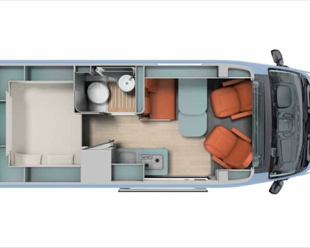 Laika, Kosmo, 2,2 Supremo Azzurro Capri MJT obytný automobil